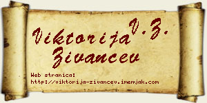 Viktorija Živančev vizit kartica